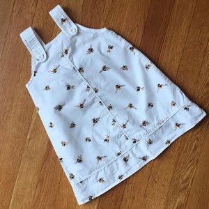 EUC Victoria Beckham Bumblebee print dress